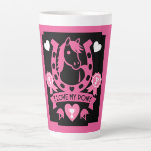 Tasse Latte Pony Club Rider