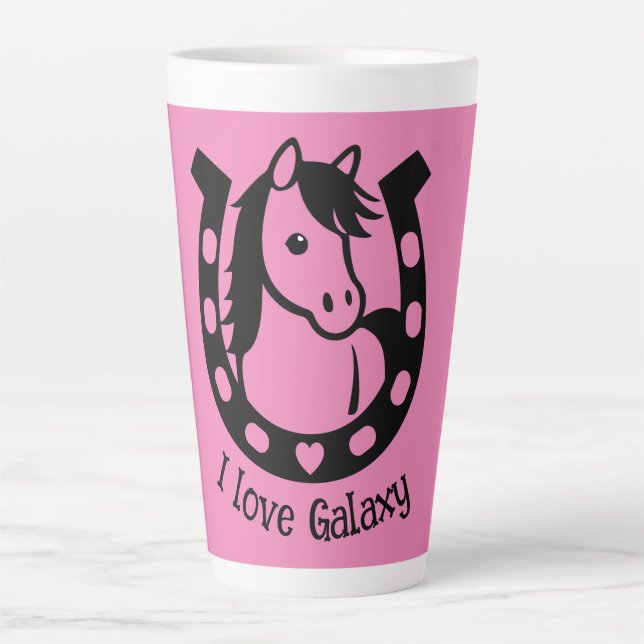 Tasse Latte Pony Club Rider (Devant)