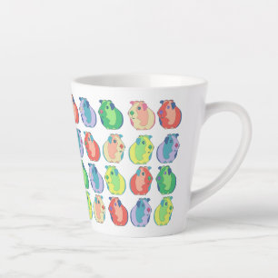 Tasse Latte Pop Art Guinea Pig Motif