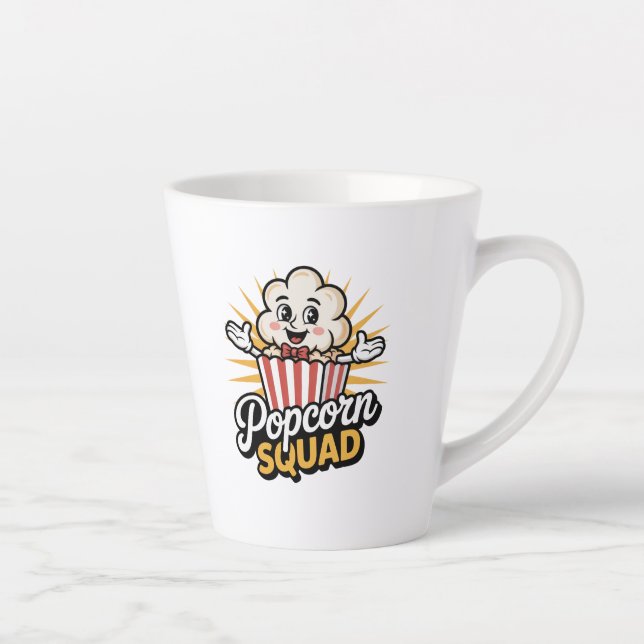 Tasse Latte Popcorn Squad (Droite)
