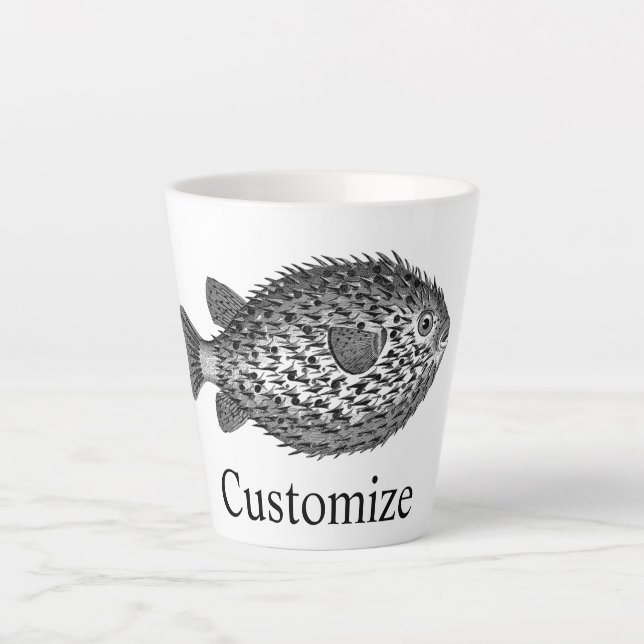 Tasse Latte Porcupine tonnerre-anse (Devant)