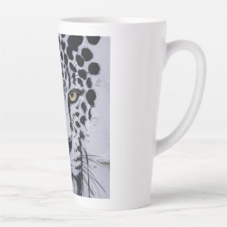 Tasse Latte Portrait Artistique de Léopard Faune Sweat à Capuc