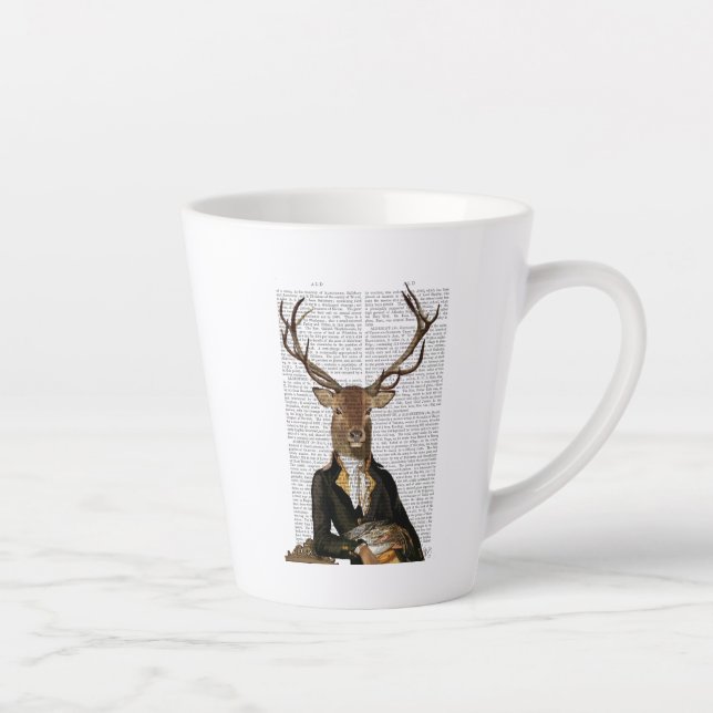 Tasse Latte Portrait de cerfs (Droite)