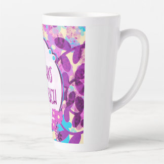 Tasse Latte Positions de printemps jouées - Merci fantasque