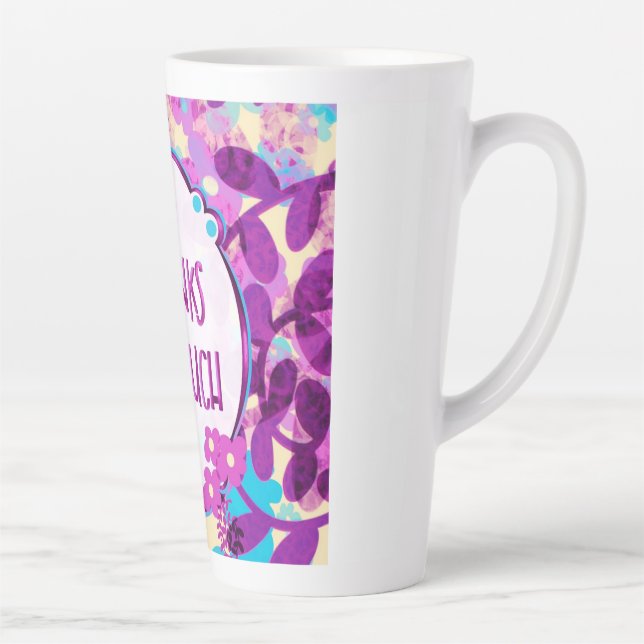 Tasse Latte Positions de printemps jouées - Merci fantasque (Droite)