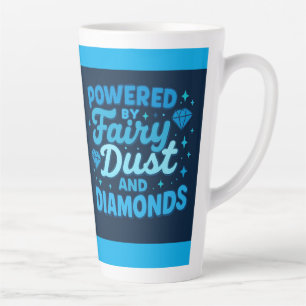 Tasse Latte Poudré de poussière de fée et de diamants