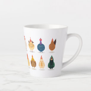 Tasse Latte Poulet mou