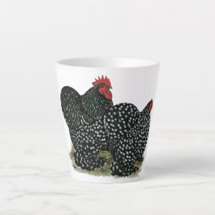 Tasse Latte Poulet moucheté