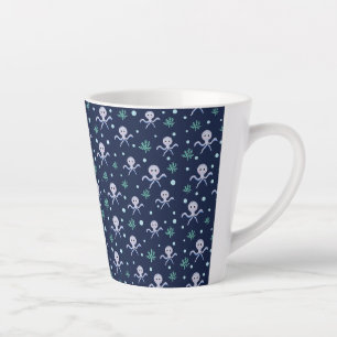 Tasse Latte Poulpe sous le motif enfants de la mer