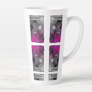 Tasse Latte Pour ceux qui tombent amoureux où la lumière ose..