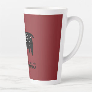 Tasse Latte Pour les voyageurs du monde entier et d'Afrique