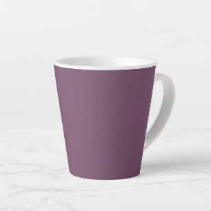 Tasse Latte Pourpre foncé (couleur solide)
