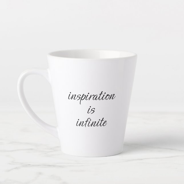 Tasse Latte Poussée de latte d'inspiration (Gauche)