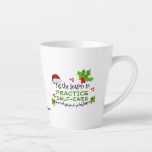 Tasse Latte PRATIQUE DE Noël Santé mentale autonome
