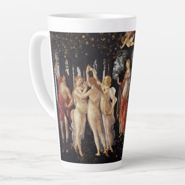Tasse Latte Primavera, Allégorie du Printemps de Sandro Bottic (Angle gauche)