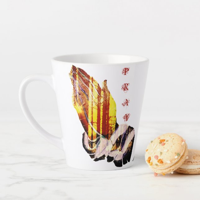 Tasse Latte "Prions" (En situation)