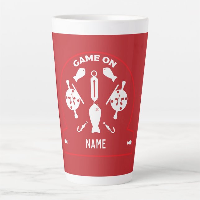 Tasse Latte Prix Et Cadeaux Du Concours De Pêche (Devant)