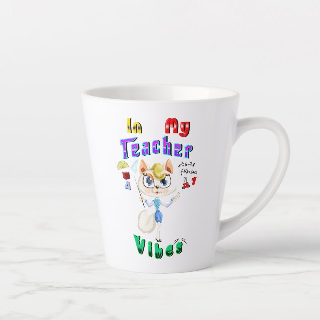 Tasse Latte Professeur (Droite)