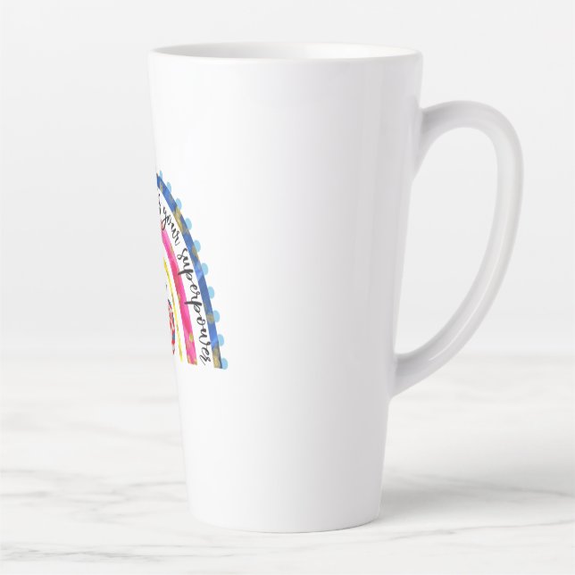 Tasse Latte Professeur Art Fier Je Suis Enseignant (Droite)