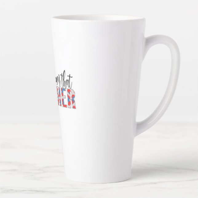 Tasse Latte Professeur Art Je Suis Ce Professeur (Droite)