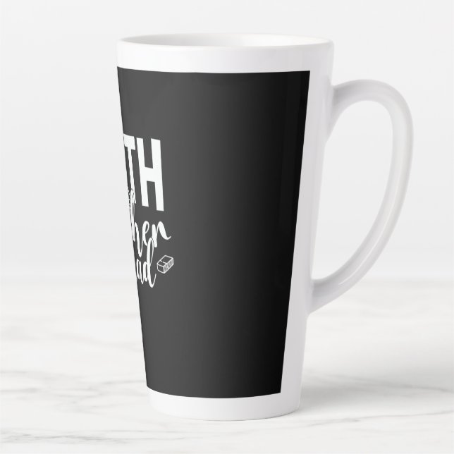 Tasse Latte Professeur de mathématiques Équipe d'enseignants d (Droite)