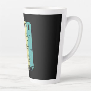 Tasse Latte Professeur de mathématiques évitez la négativité