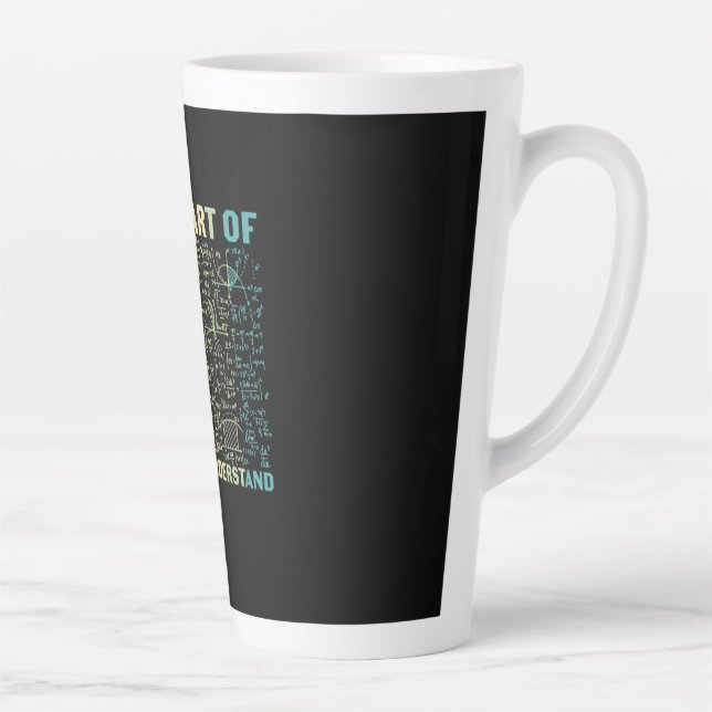 Tasse Latte Professeur De Mathématiques Quelle Partie Des Math (Droite)
