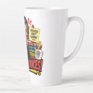Tasse Latte Professeur Sévère Fait de Bon Choix
