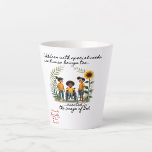 Tasse Latte Promotion des enfants ayant des besoins spéciaux M