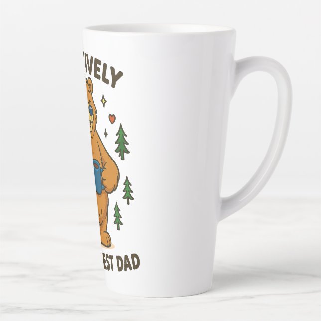 Tasse Latte Pws-itivement le plus grand papa ours (Droite)