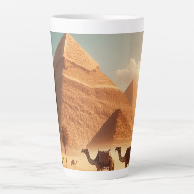 Tasse Latte Pyramides (Devant)