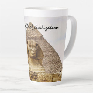 Tasse Latte Pyramides d'Égypte