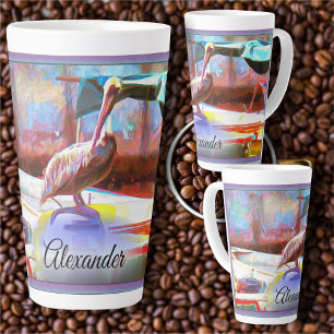 Tasse Latte Quai Muelle Los Peines Pélican 0463