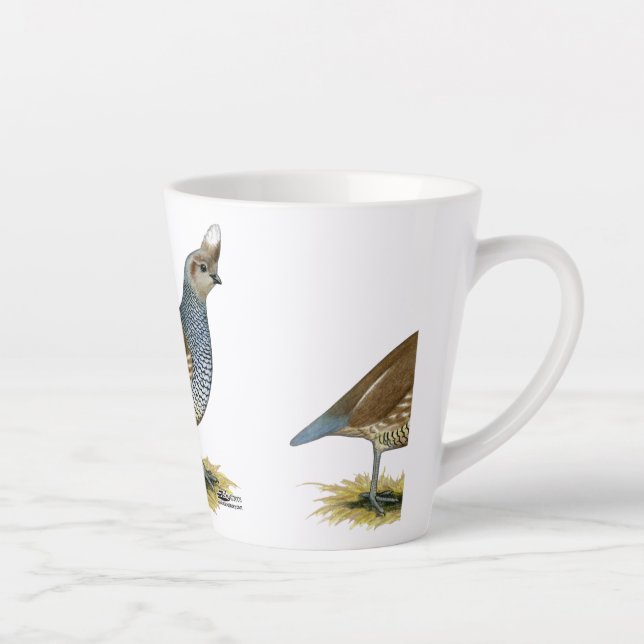 Tasse Latte Quail à échelle (Droite)