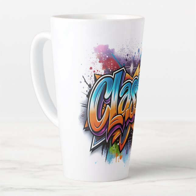 Tasse Latte Qualité Premium pour Hommes (Angle gauche)