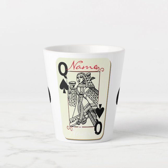 Tasse Latte Queen of Spades Thunder_Cove (Devant)