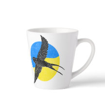 Queue de Swallowtail sur fond Bleu & Jaune, modèle