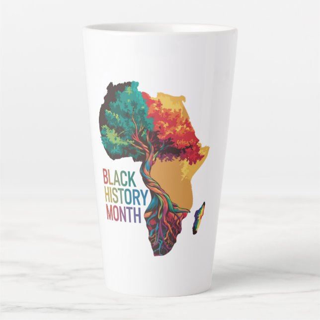 Tasse Latte Racines de résilience (Devant)