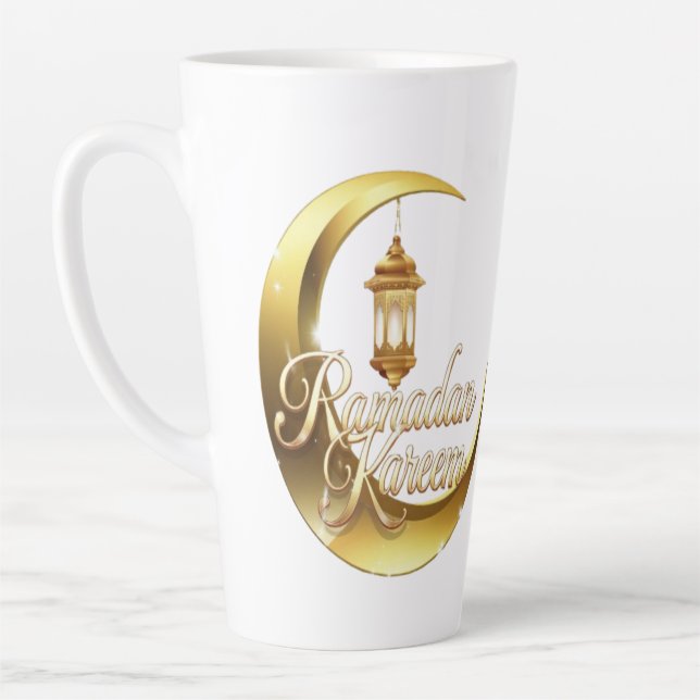 Tasse Latte Ramadan Kareem (Gauche)