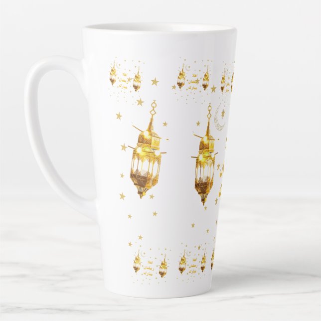 Tasse Latte Ramadan Moubarak (Gauche)