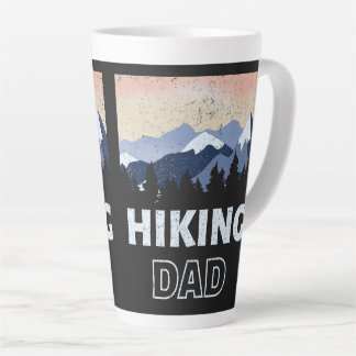 Tasse Latte Randonnée fête des pères papa