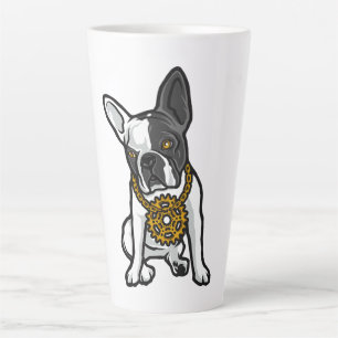 Tasse Latte Rappeur de rue Pug Hip Hop Chien Urbain