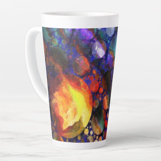 Tasse Latte Rassemblement Des Planètes (Angle gauche)