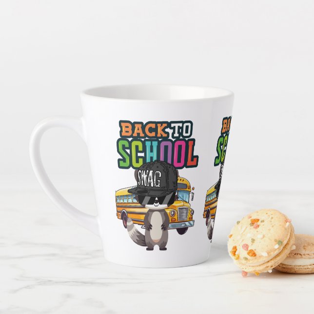 Tasse Latte Raton d'école  (En situation)