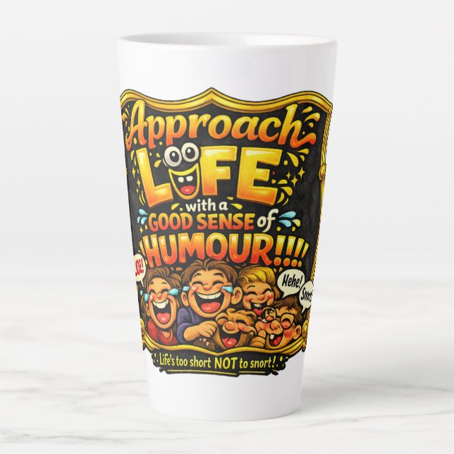 Tasse Latte Rayonner de joie (Devant)