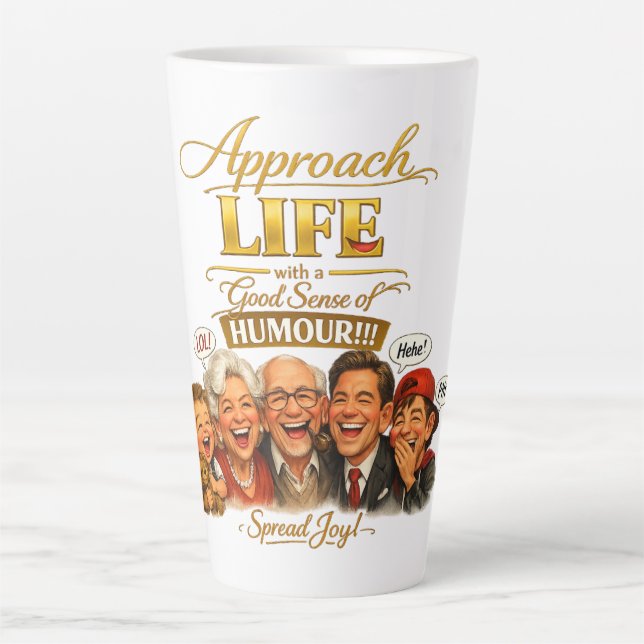 Tasse Latte Rayonner de joie (Devant)