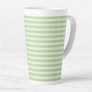 Tasse Latte Rayures Vertes