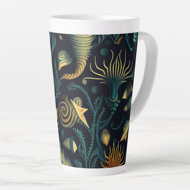 Tasse Latte Récifs dorés (Angle droit)