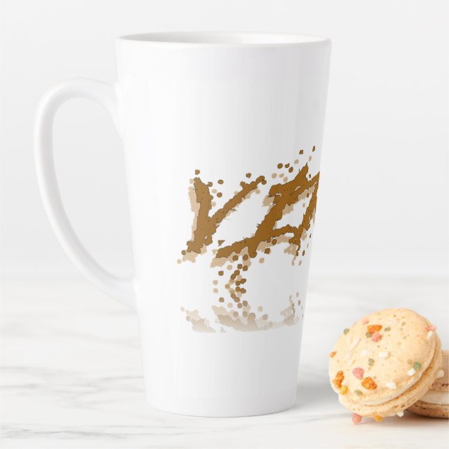 Tasse Latte Réflexion virale (En situation)