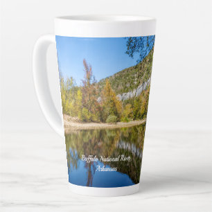 Tasse Latte Réflexions sur l'automne Buffalo National River La